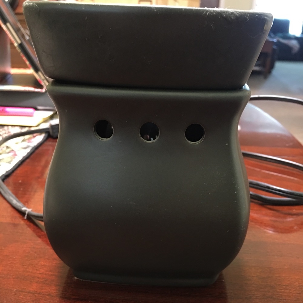 Sensi wax fragrance warmer. 6” tall and about 5” wide.